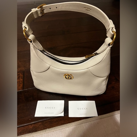 Gucci Aphrodite Leather Shoulder Bag - Picture 1 of 3